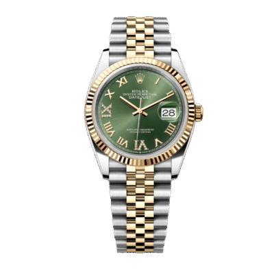U1 Super Clone Rolex , Olive Green, Datejust , 31 mm ,Oystersteel and  Yellow Gold