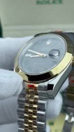 Super Clone Rolex Datejust Slate, Oystersteel and Yellow Gold