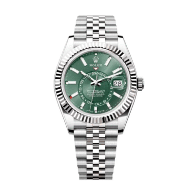 U1 Super Clone Rolex Sky-Dweller Green Dial Jubilee
