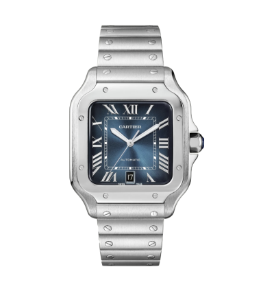 Super Clone Santos de Cartier Blue Dial