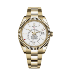U1 Super Clone Rolex Sky-Dweller Gold White Dial