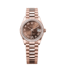 U1 Super Clone Rolex ,Oyster, 31 mm, Everose Gold And Diamonds