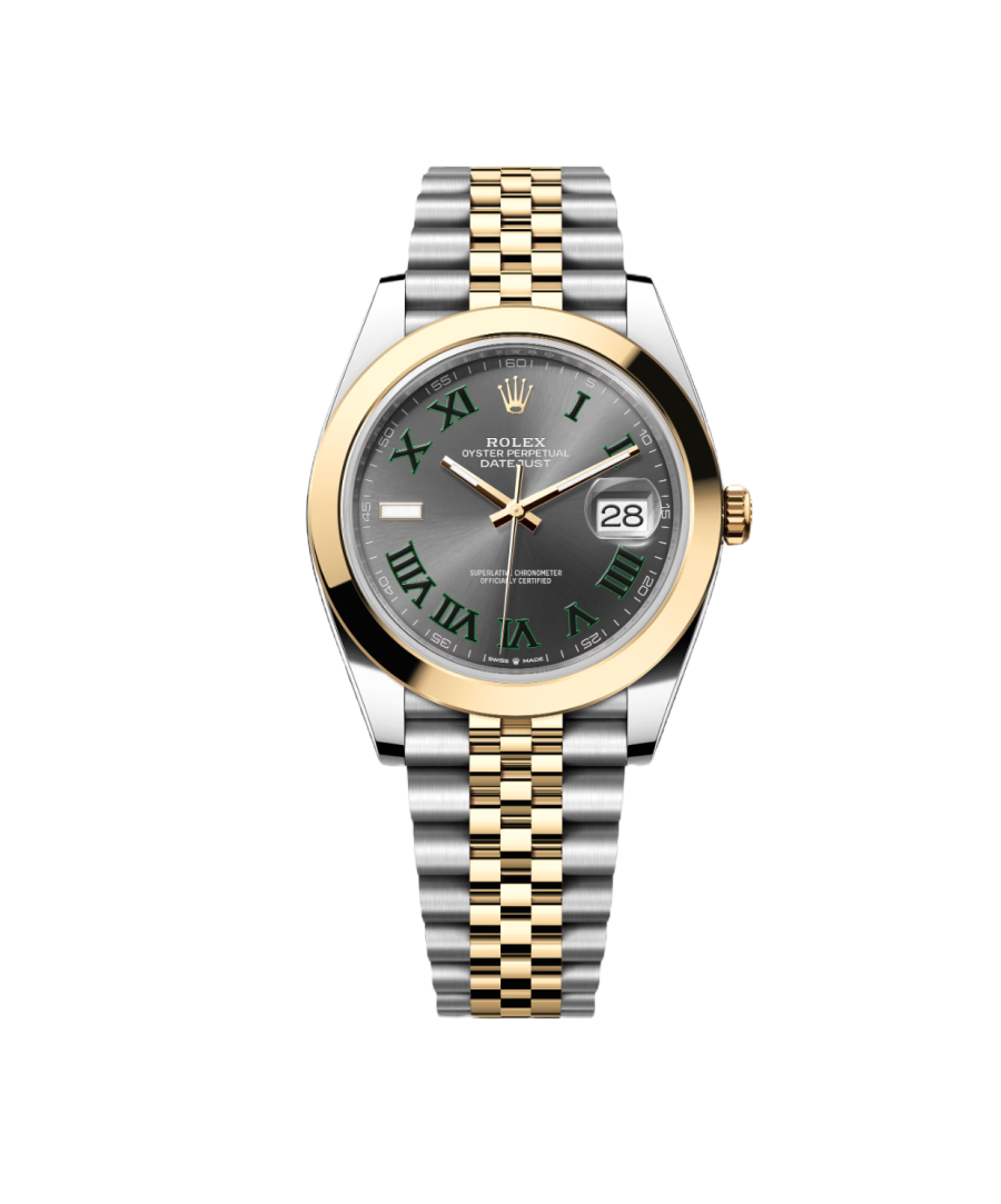 Super Clone Rolex Datejust Slate, Oystersteel and Yellow Gold