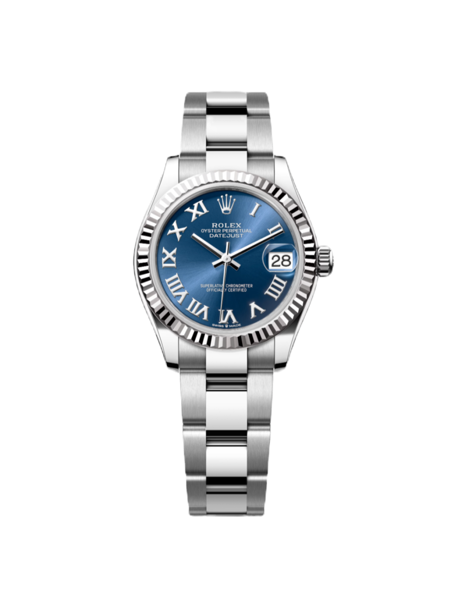 Super Clone Rolex Datejust Azzurro Blue Dial Roman Dial