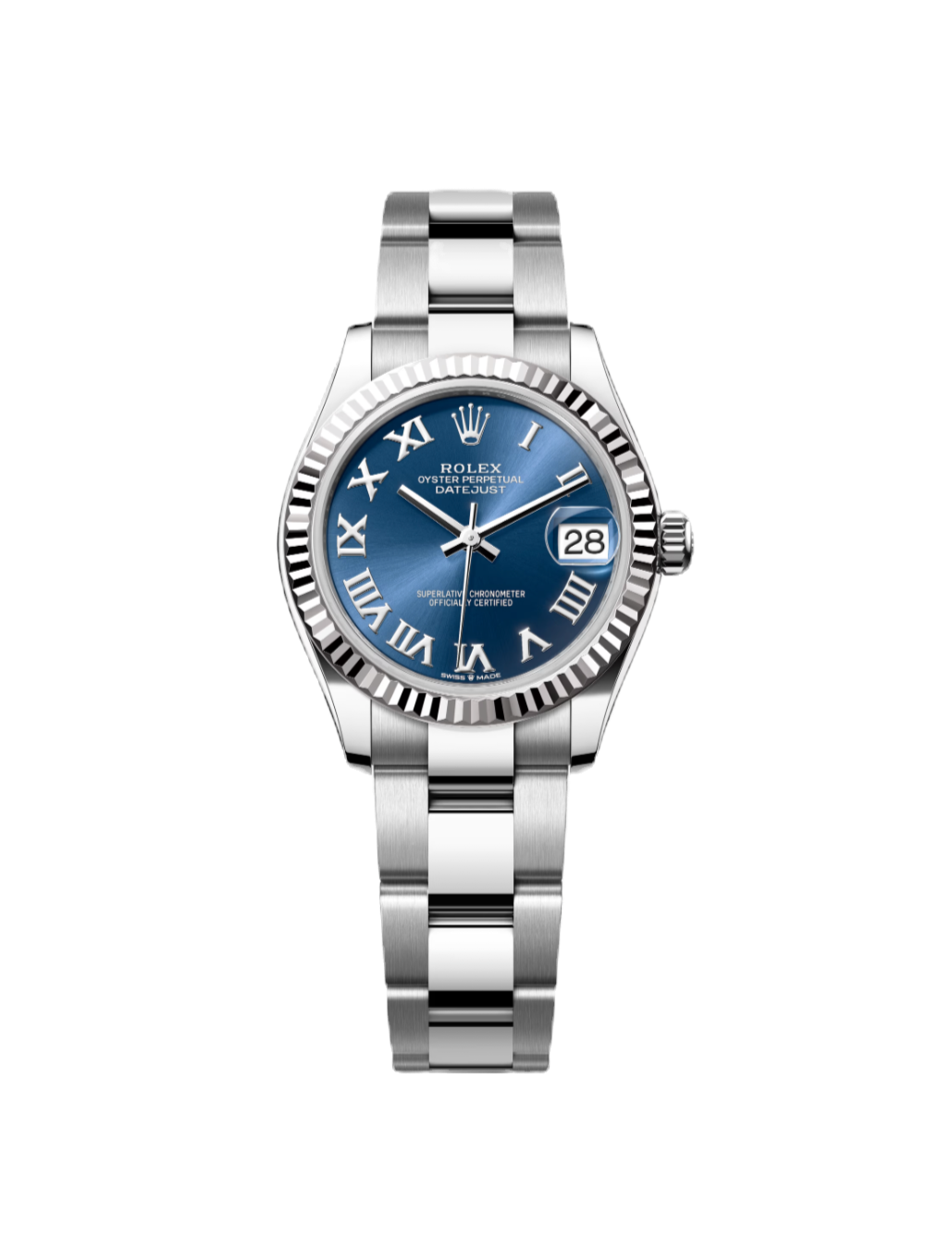 U1 Super Clone Rolex Datejust Azzurro Blue Dial Roman Dial