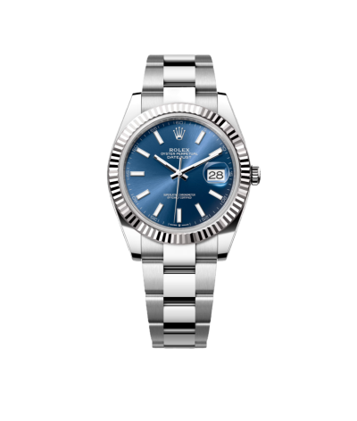 Super Clone Rolex, Datejust, Blue Dial Oyster