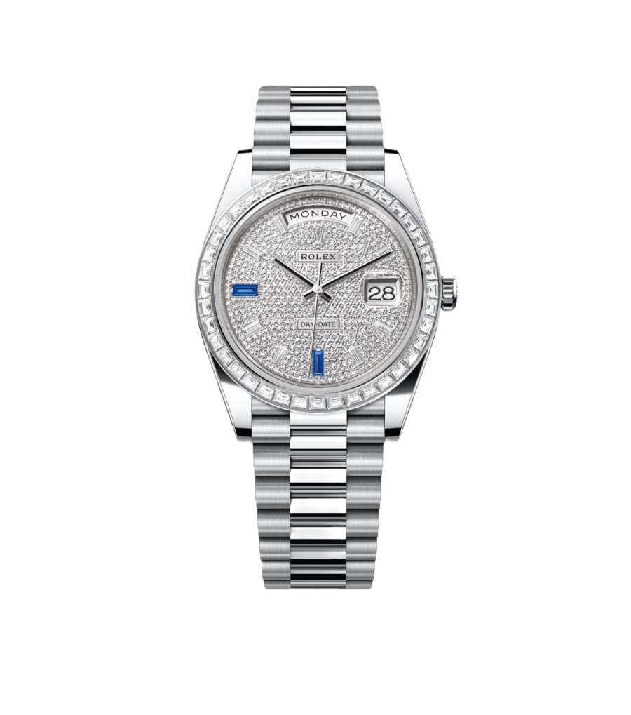 Super Clone Rolex Day-Date - Diamonds