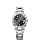 Super Clone Rolex Datejust, 31 mm, Oystersteel , Diamonds Bezel