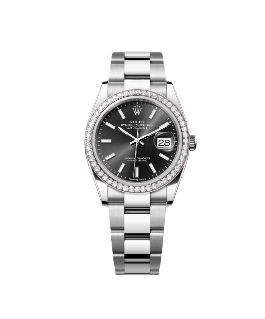 Super Clone Rolex Datejust, 31 mm, Oystersteel , Diamonds Bezel