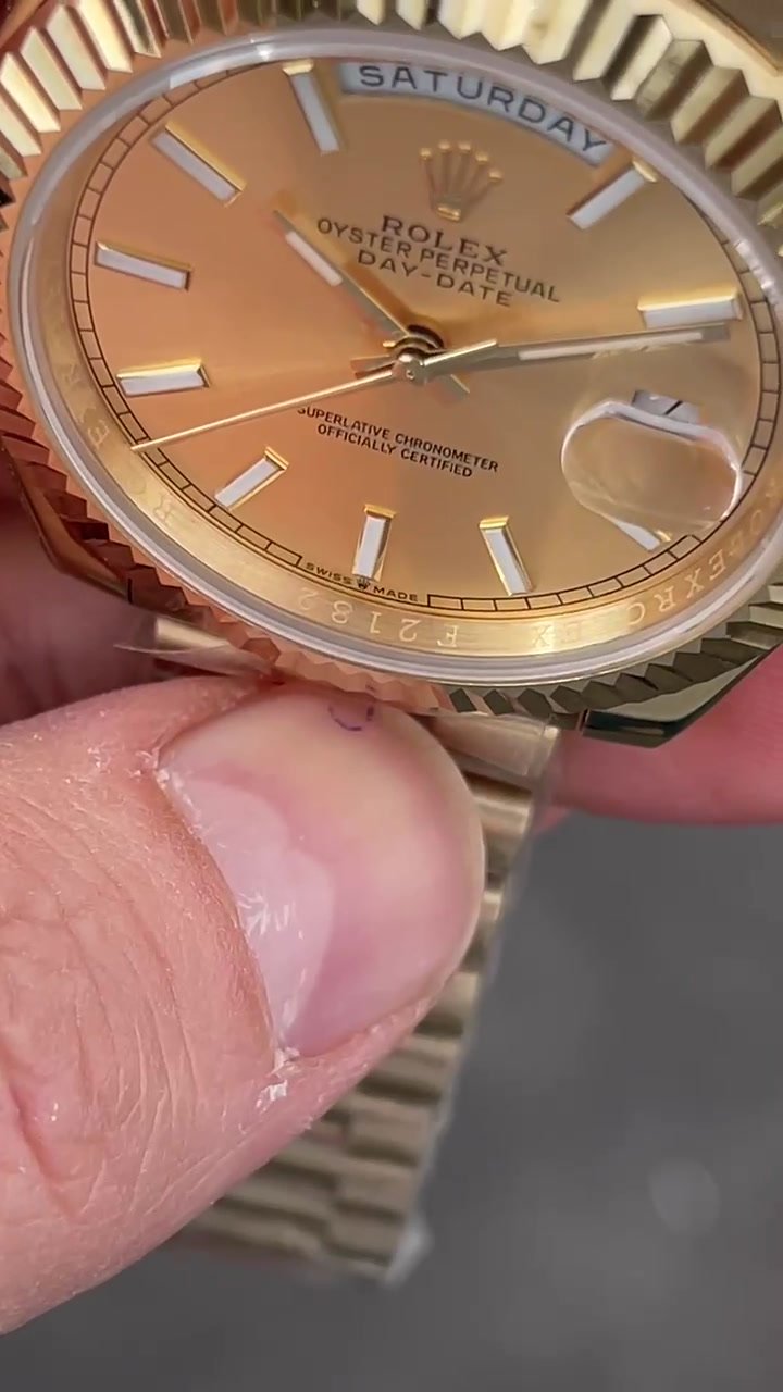 Super Clone Rolex Day-Date - Yellow Gold
