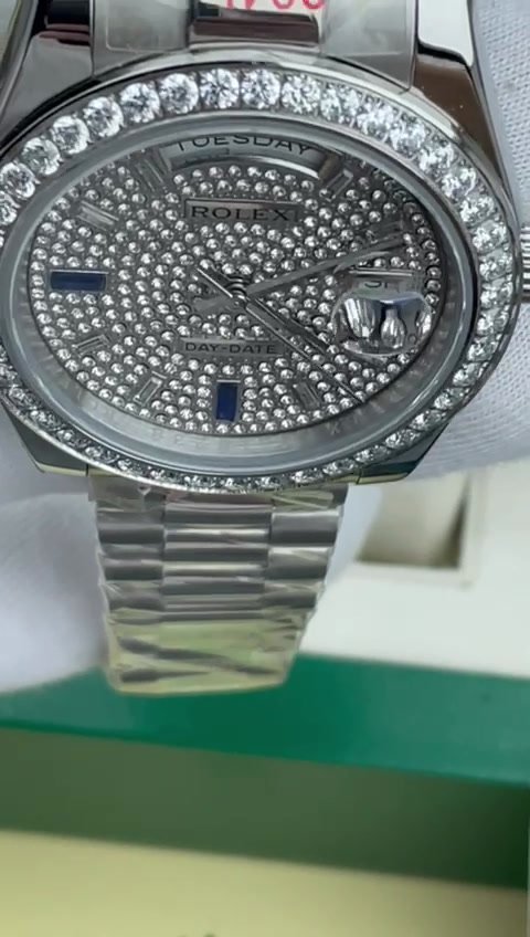 Super Clone Rolex Day-Date - Diamonds