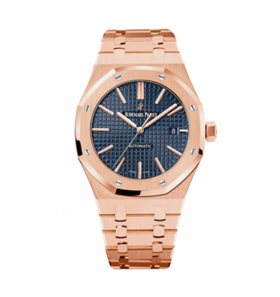 Super Clone AP Royal Oak Gold - Blue Dial