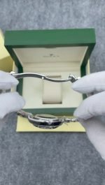 Super Clone Rolex Oyster, 31 mm, Oystersteel White Gold and Diamonds Dial