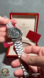 Super Clone Patek Philippe Nautilus - Black Dial