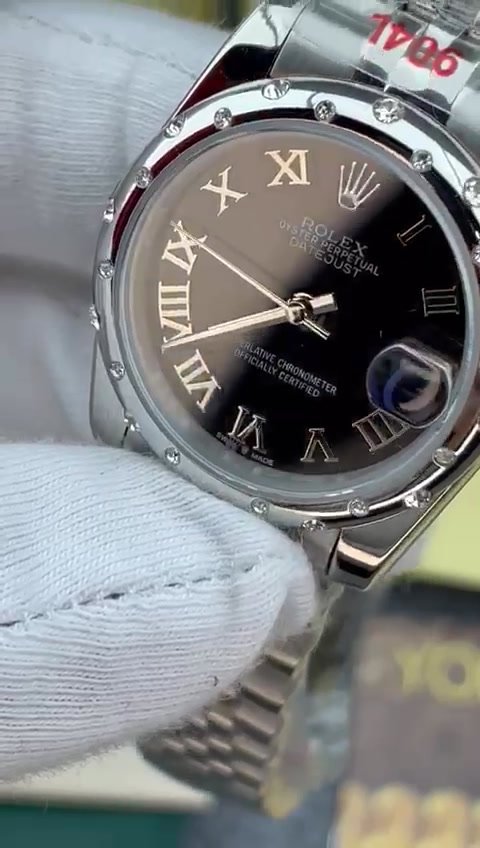 Super Clone Super Clone Rolex , Domed , Oyster 31 mm, Oystersteel , White Gold