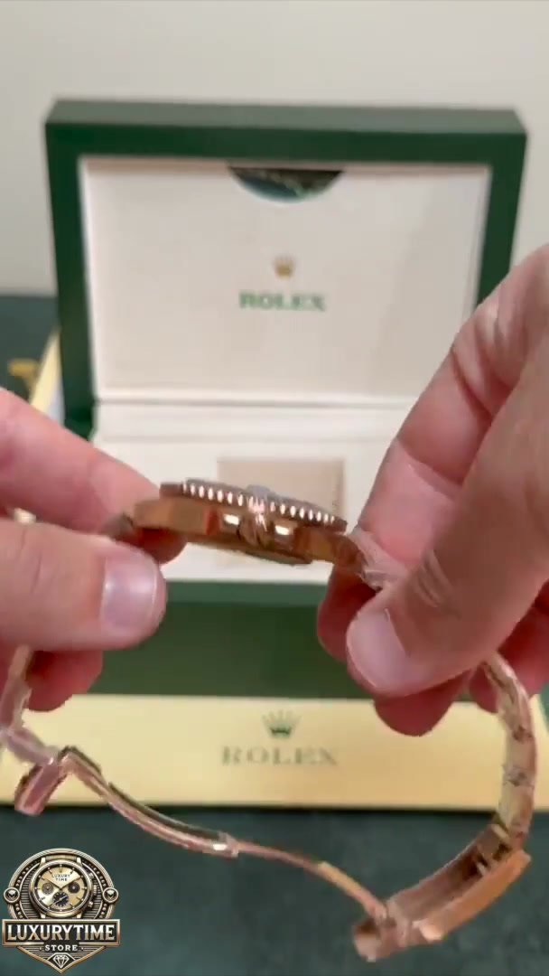 Super Clone Rolex GMT Master II Rose Gold