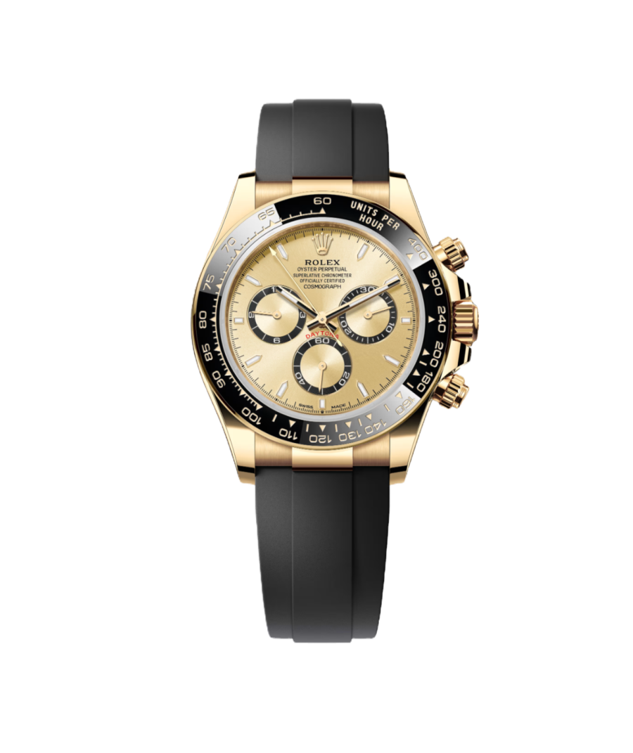 Super Clone Rolex Daytona, Oyster , Golden, Black Counter Rings