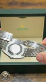 Super Clone Rolex Datejust Blue Dial Jubilee - Smooth Bezel