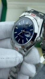 Super Clone Rolex Datejust , Oystersteel, Blue Dial