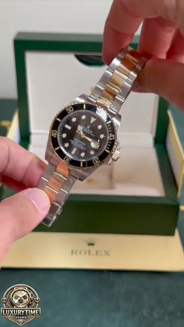 Super Clone Rolex Submariner Oystersteel and Gold