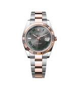 Super Clone Rolex Datejust Fluted, Oystersteel and  Everose Gold