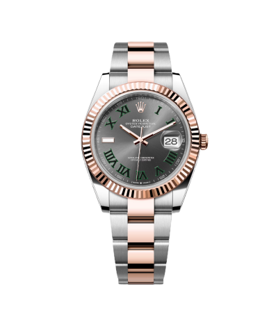Super Clone Rolex Datejust Fluted, Oystersteel and  Everose Gold