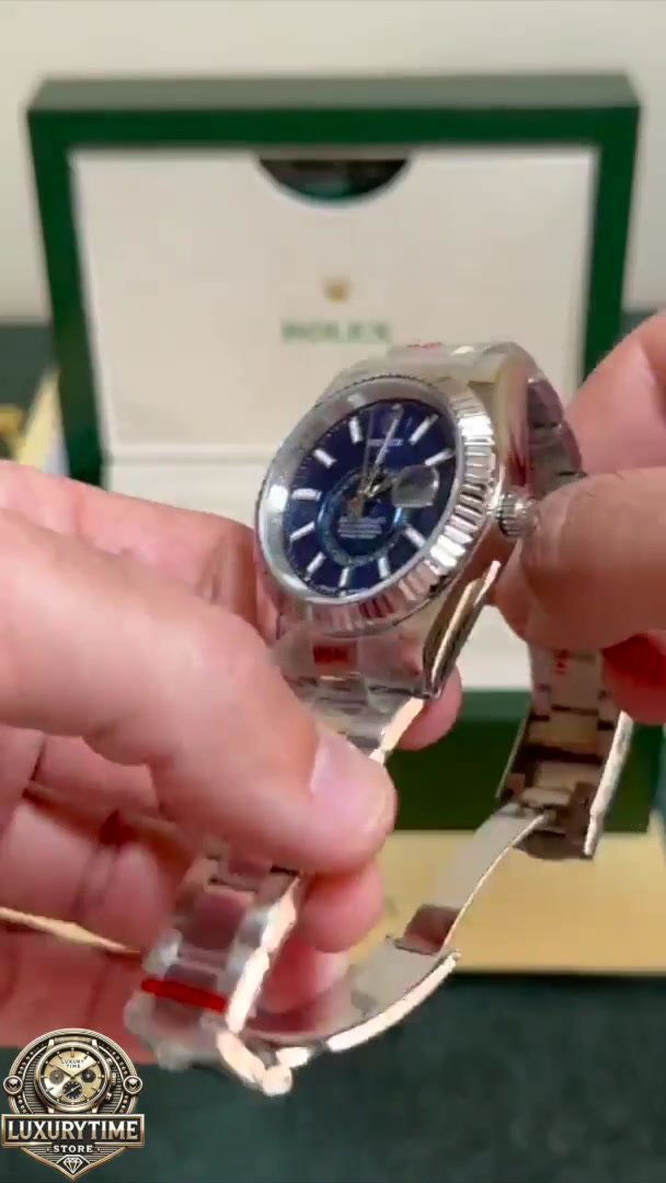 Super Clone Sky-Dweller Blue Dial