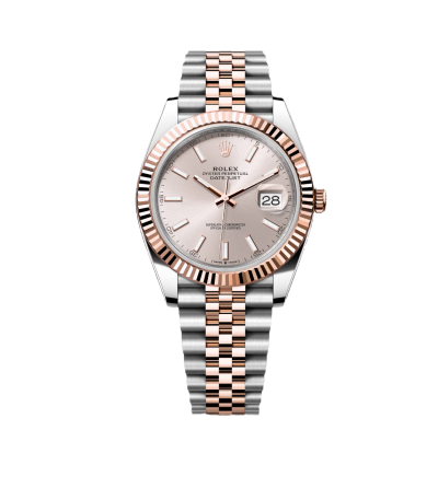 Super Clone Rolex Datejust Two Tone Everose Gold