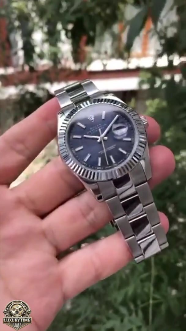 Super Clone Rolex Datejust Blue Dial Oyster
