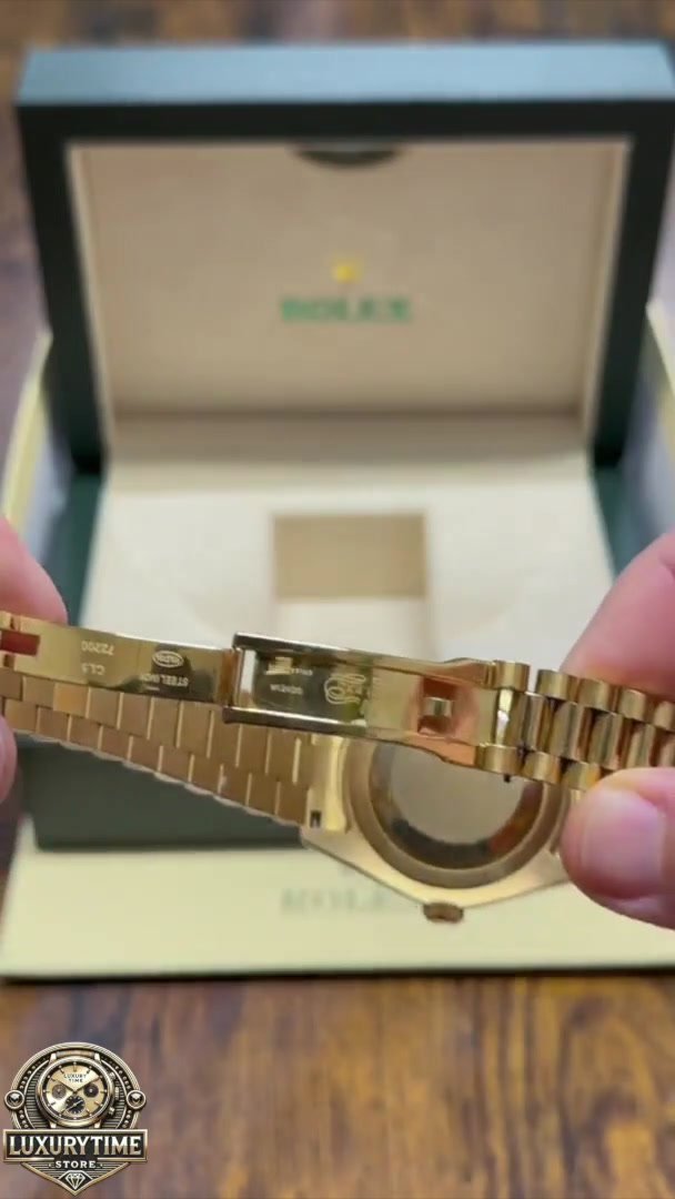 Super Clone Rolex Day-Date Gold - Gold Dial