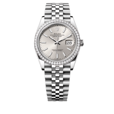U1 Super Clone Rolex ,Oystersteel, Silver,  White Gold and  Diamonds , 31 mm