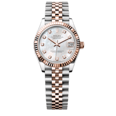 U1 Super Clone Rolex , Fluted , Oyster 31 mm, Oystersteel And Everose Gold
