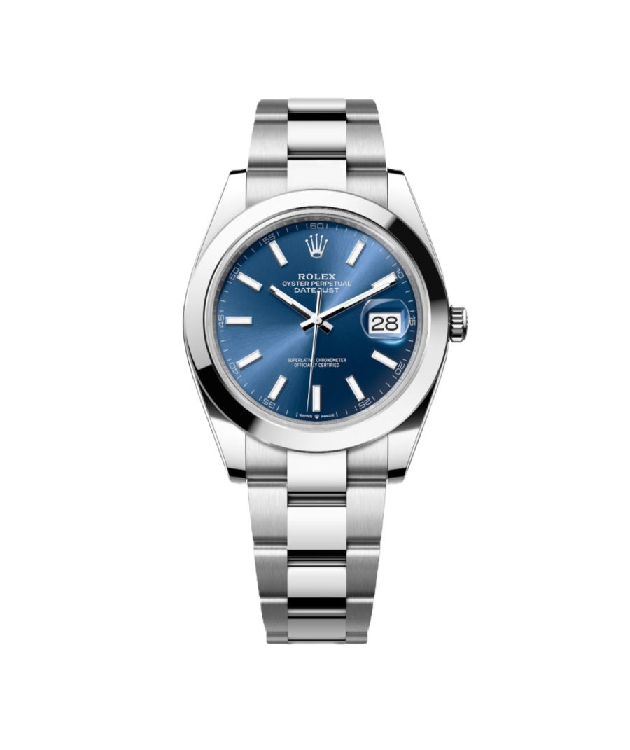 Super Clone Rolex Datejust , Oystersteel, Blue Dial
