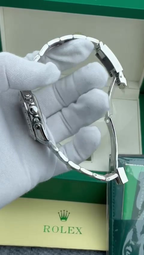 Super Clone Rolex Cosmograph Daytona, White And Black