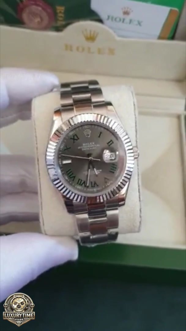 Super Clone Rolex Datejust Wimbledon Oyster Grey