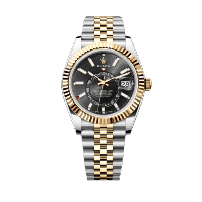 U1 Super Clone Rolex Sky - Dweller, Black And Yellow Gold, Jubilee