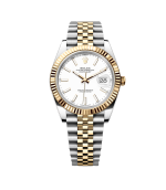 Super Clone Rolex Datejust White And Yellow Gold