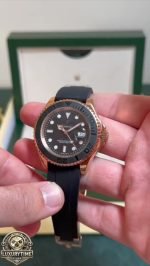 Super Clone Rolex Yacht Master Rose Gold