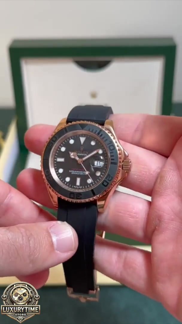 Super Clone Rolex Yacht Master Rose Gold