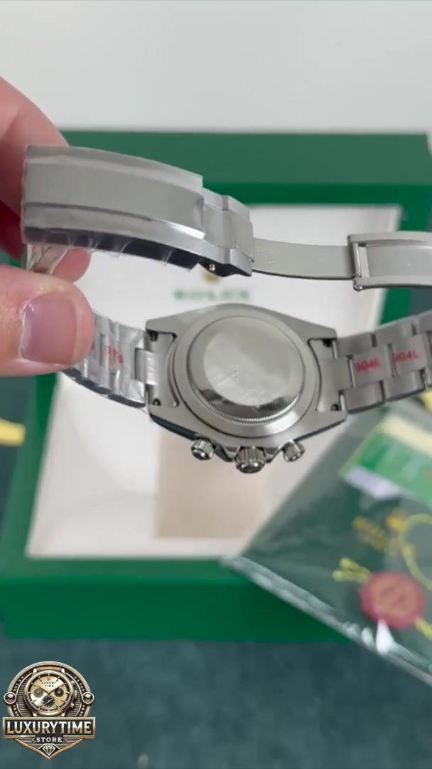 Super Clone Rolex Daytona Silver - Black Dial