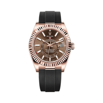 U1 Super Clone Rolex Sky-Dweller Rose Gold Chocolate Dial