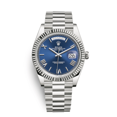 U1 Super Clone Day-Date - Blue Dial