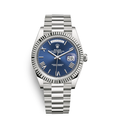 Super Clone Day-Date - Blue Dial