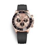 Super Clone Rolex Daytona Rose Gold - Oysterflex