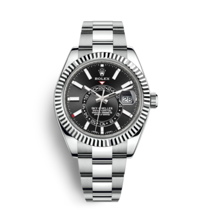 Super Clone Rolex Sky Dweller - Black Dial