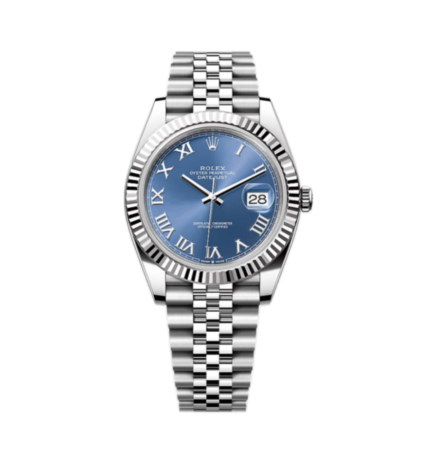 Super Clone Rolex Datejust Blue Roman Dial