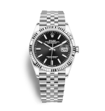 Super Clone Rolex Datejust Black Dial Jubilee