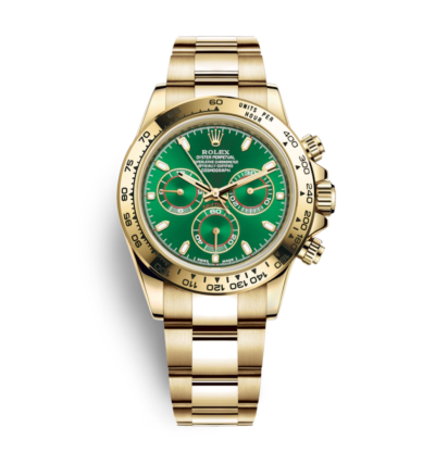 Super Clone Rolex Daytona Gold - Green Dial