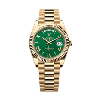 U1 Super Clone Rolex Day-Date Gold  - Green Dial