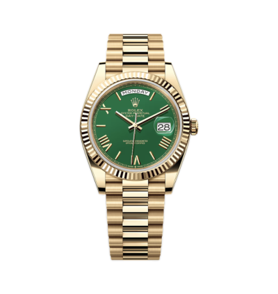 Super Clone Rolex Day-Date Gold  - Green Dial